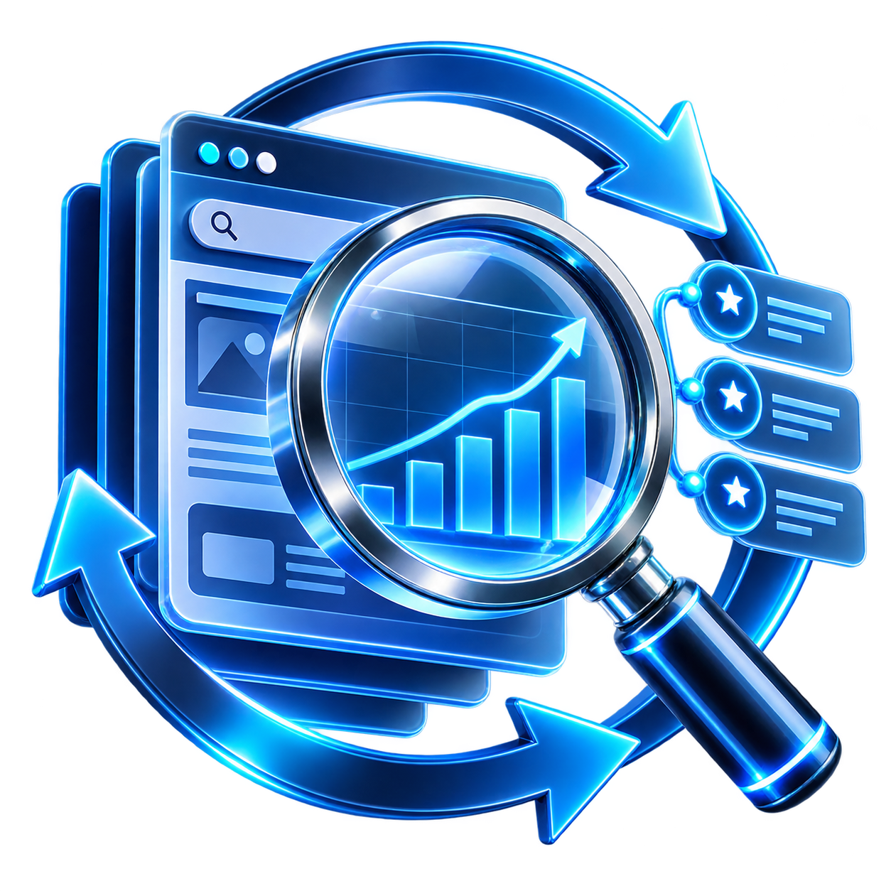 3D S4-SEO Loop icon