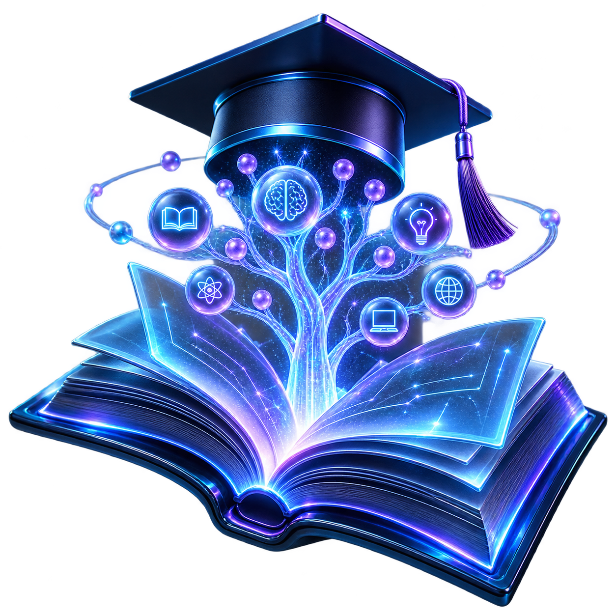 3D Smart Academy education icon